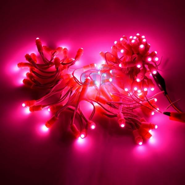 Led Đúc F5 12V SenYang (Dây Đồng) Màu Hồng