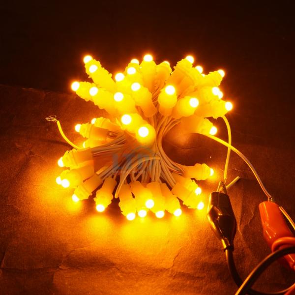 Led Đúc F5 12V SenYang (Dây Đồng) Màu Vàng đậm