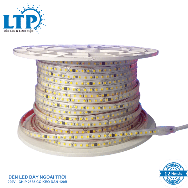 Đèn Led dây dán 220v LTP 520-KDS  chip 2835 120 led/m siêu sáng