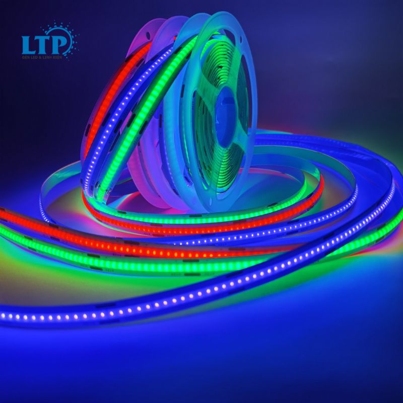 [10M] Led dây dán 24v chip COB 320 led/m mạch 8mm